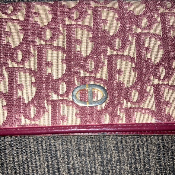 Christian Dior Bordeaux (red)vintage trotterwallet - Picture 3 of 13